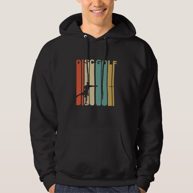 Vintage Disc Golf Graphic Hoodie (Front)