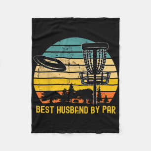 Vintage Disc Golf Husnd - Best Husnd By Par Disc G Fleece Blanket