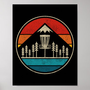 Vintage Disc Golf Rolf Retro Disc Golfer Poster