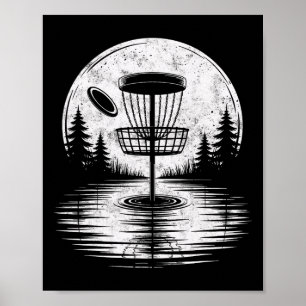 Vintage Disc Golf Sket Golfer Golfing Tee Sport Lo Poster
