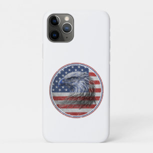 Vintage Distressed American Flag Eagle  Case-Mate iPhone Case