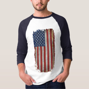 Vintage Distressed American Flag T-Shirt