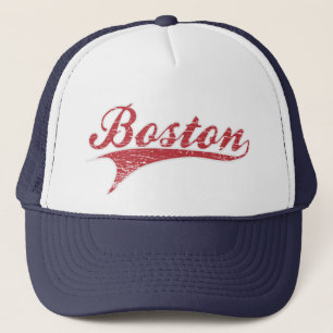 Vintage Distressed Boston Ballpark Hat