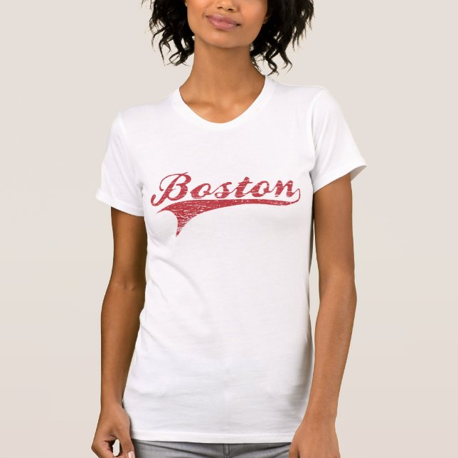 Vintage Distressed Boston Ballpark Shirt (Front)