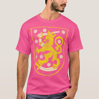 Vintage Distressed Coat of Arms of Finland T-Shirt