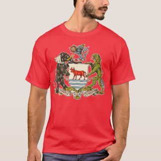 Vintage Distressed Coat of Arms of Oxford T-Shirt