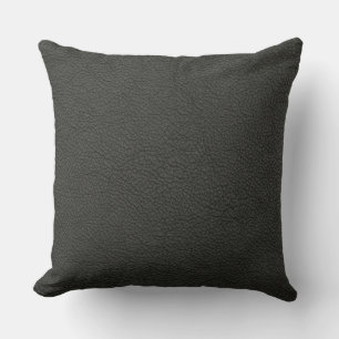 Vintage Distressed Cognac Leather Texture Cushion