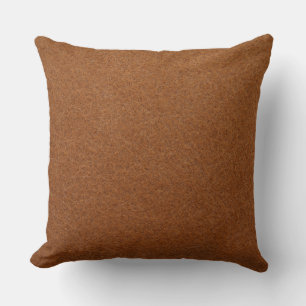 Vintage Distressed Cognac Leather Texture Cushion