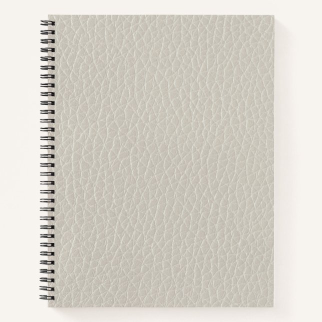Vintage Distressed Cognac Leather Texture Notebook (Front)
