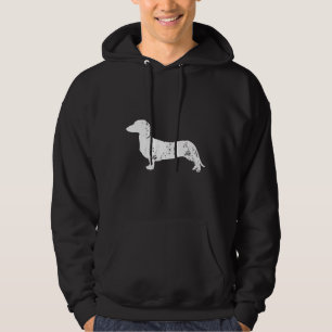 Vintage Distressed Dachshund Dog For Dachshund Lo Hoodie