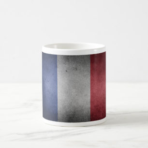 Vintage Distressed Flag of France Coffee Mug