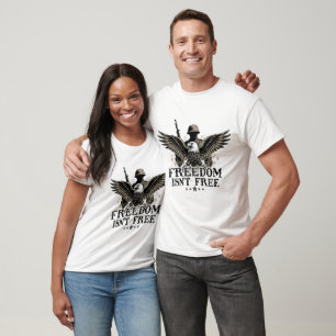 Vintage Distressed Freedom Isn't Free T-Shirt for