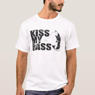 Vintage Distressed KISS MY BASS T-shirt