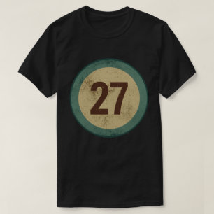 Vintage Distressed Number 27 T-Shirt