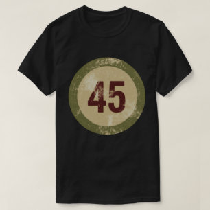 Vintage Distressed Number 45 T-Shirt