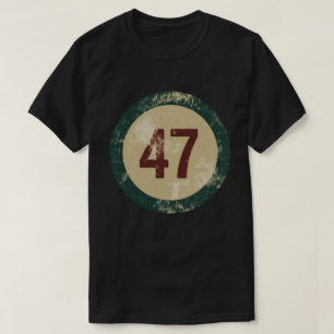 Vintage Distressed Number 47 T-Shirt