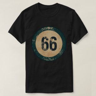 Vintage Distressed Number 66 T-Shirt