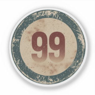 Vintage Distressed Number 99