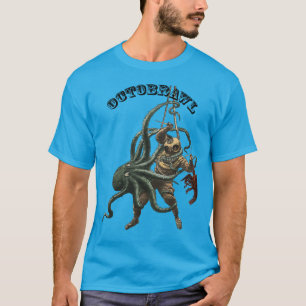 Vintage Diver with an Octopus and a Lobster URM T-Shirt
