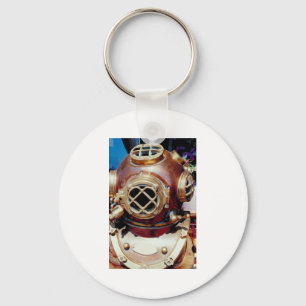 Vintage Diving Helmet Key Ring