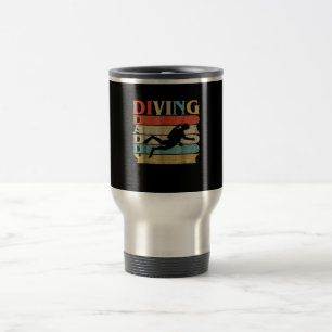 Vintage Diving Sport Competition Martial Art Gift Travel Mug