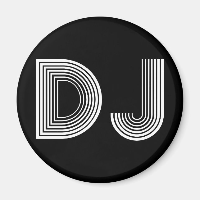 vintage DJ Magnet (Front)