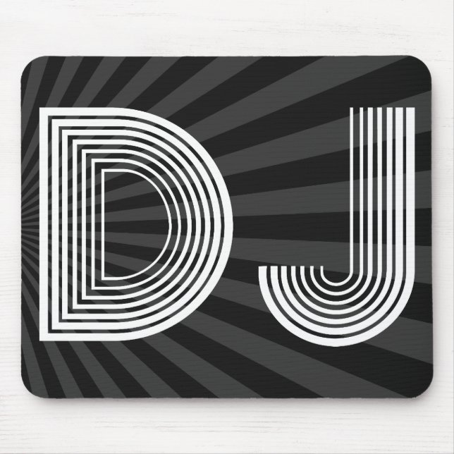 vintage DJ Mouse Pad (Front)