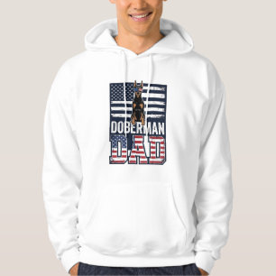 Vintage Doberman Dad Patriotic Dog Shirt Design_1
