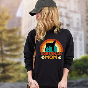 Vintage Doberman Dog Mum Sunset Sweatshirt
