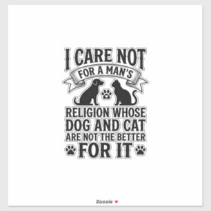 Vintage Dog Cat Religion Quote Pet Lover Design_1