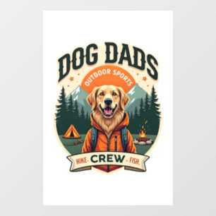 Vintage Dog Dads Outdoor Sports Crew Golden Retrie