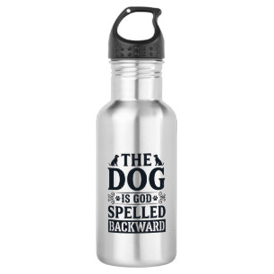 Vintage Dog Is God Spelled Backward Shirt Design_1 532 Ml Water Bottle