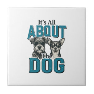 Vintage Dog Lover Quote Vector Design_1 Tile