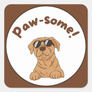 Vintage Dog Lover Sticker   dog mum   dog mum