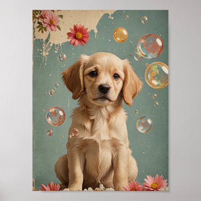 Vintage dog poster (Front)