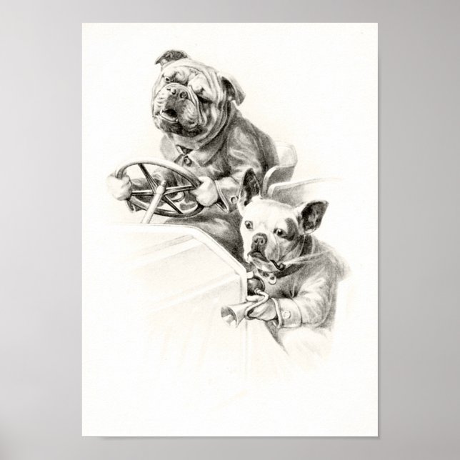 Vintage Dog Poster (Front)