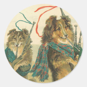 Vintage Dog Stickers