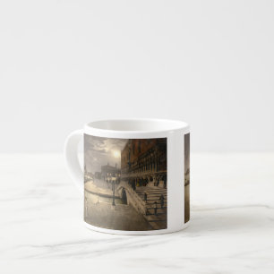 Vintage Doge's Palace by Moonlight, Venice, Italy Espresso Cup
