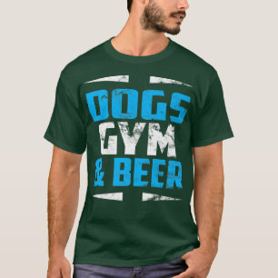 Vintage Dogs Gym And Beer Premium T-Shirt