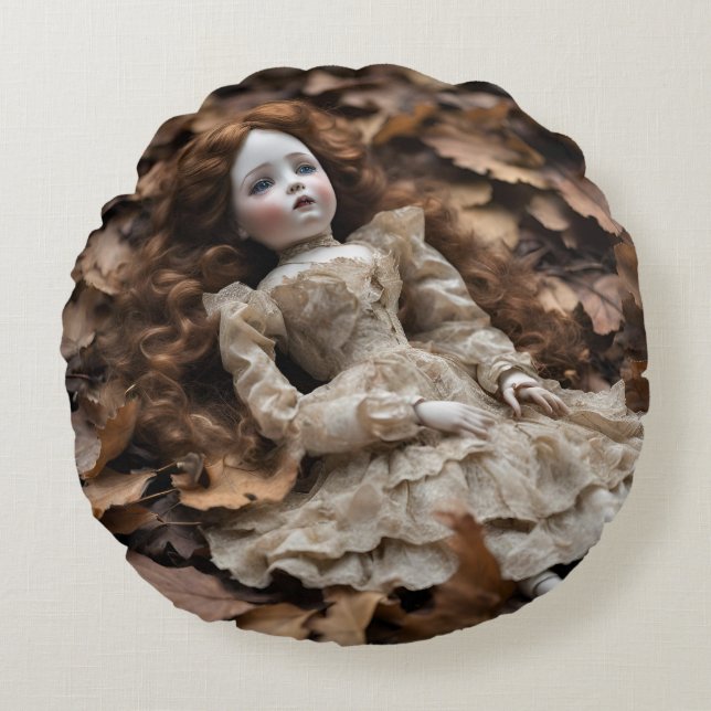 vintage doll cushion (Front)