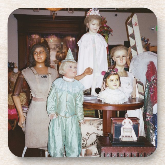 Vintage Dolls Antique Coaster (Front)