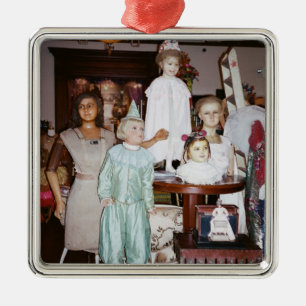 Vintage Dolls Antique Metal Tree Decoration