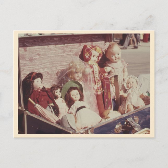 Vintage Dolls collection photo Postcard (Front)