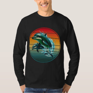 Vintage Dolphin Ocean Sea Creature Dolphins T-Shirt