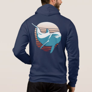 Vintage Dolphin T-Shirt Hoodie