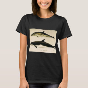 Vintage Dolphins, Marine Mammals Animals T-Shirt