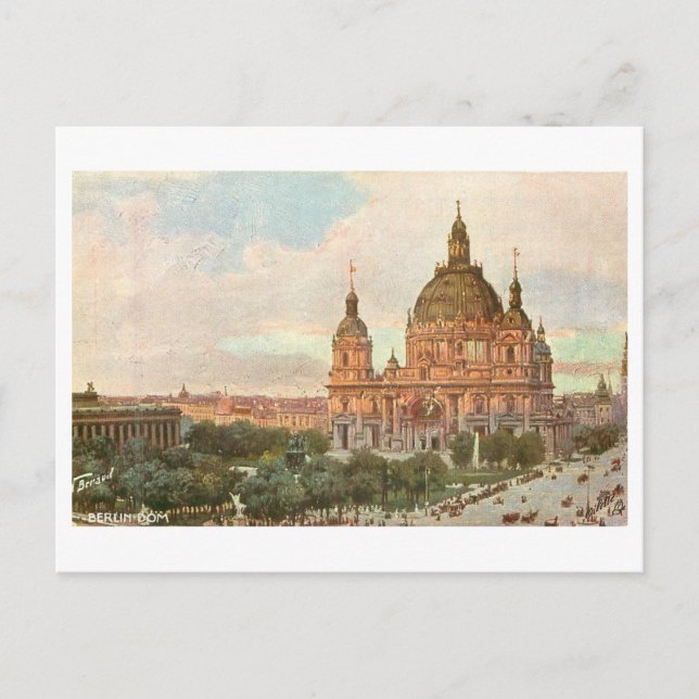 Vintage Dom/Cathedral Berlin Germany Postcard (Front)
