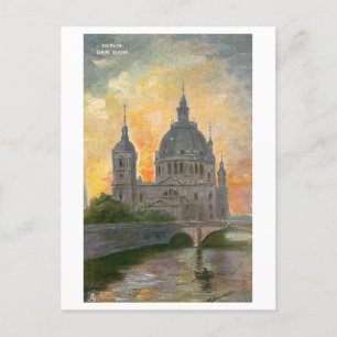 Vintage Dom/Cathedral in Berlin, Germany, Postcard