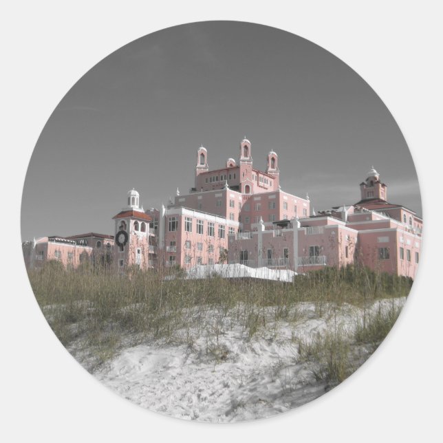 Vintage Don CeSar Classic Round Sticker (Front)