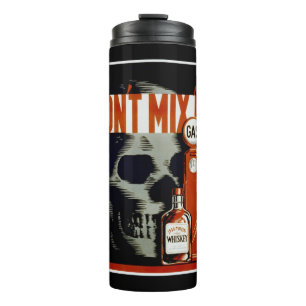 Vintage “Don’t Mix ‘Em” custom text tumble Thermal Tumbler